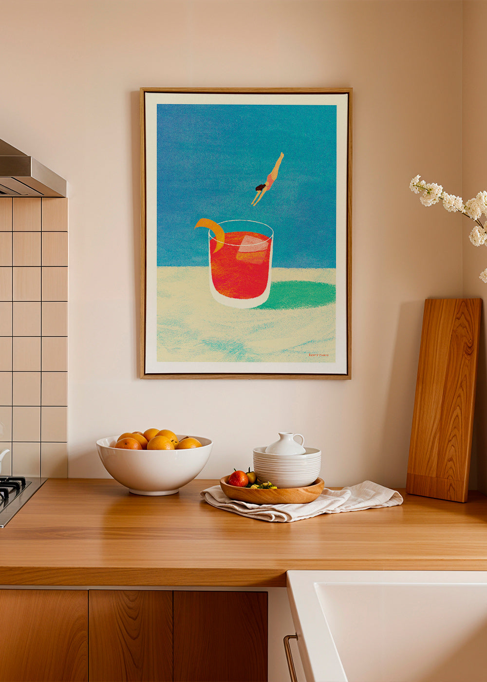 Obraz do kuchyně Negroni s potápěčkou – Canvas1