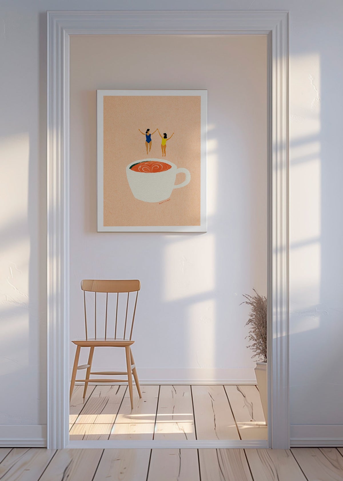Obraz do kuchyne s kavou a plavci – Canvas