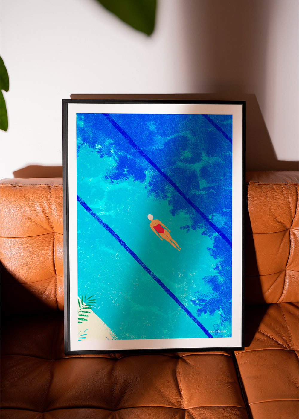 Ilustrace plavkyně v bazénu – Product3