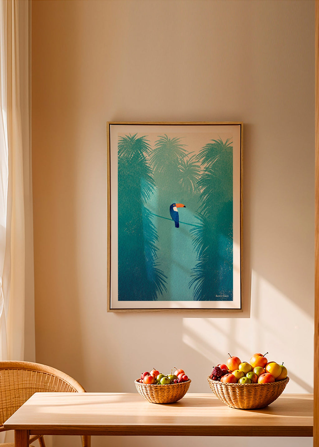 Tukan na tropické větvi obraz – Canvas2