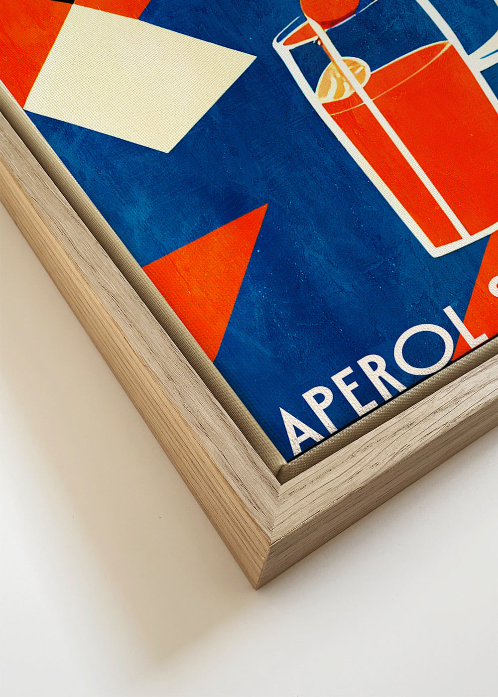 Obraz do kuchyně Aperol Spritz geometrický plakát