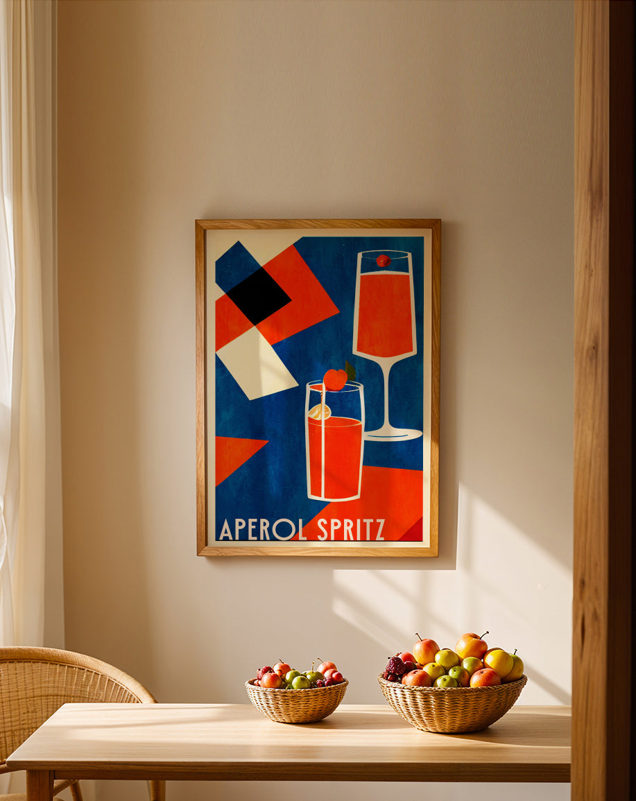Aperol Spritz - Framed poster in an interior