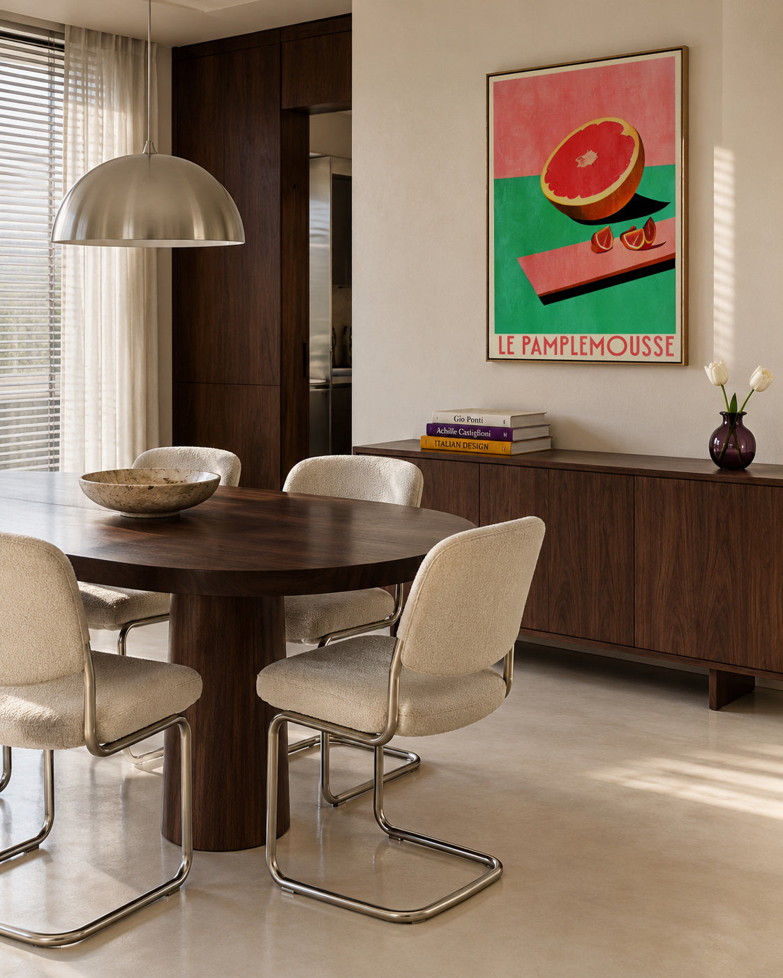 Le Pamlemousse - Framed canvas in an interior