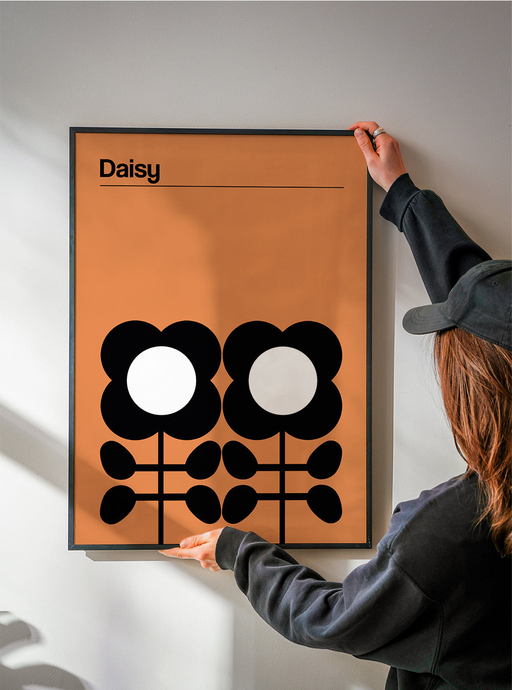 Botanický plakát Daisy minimalistický