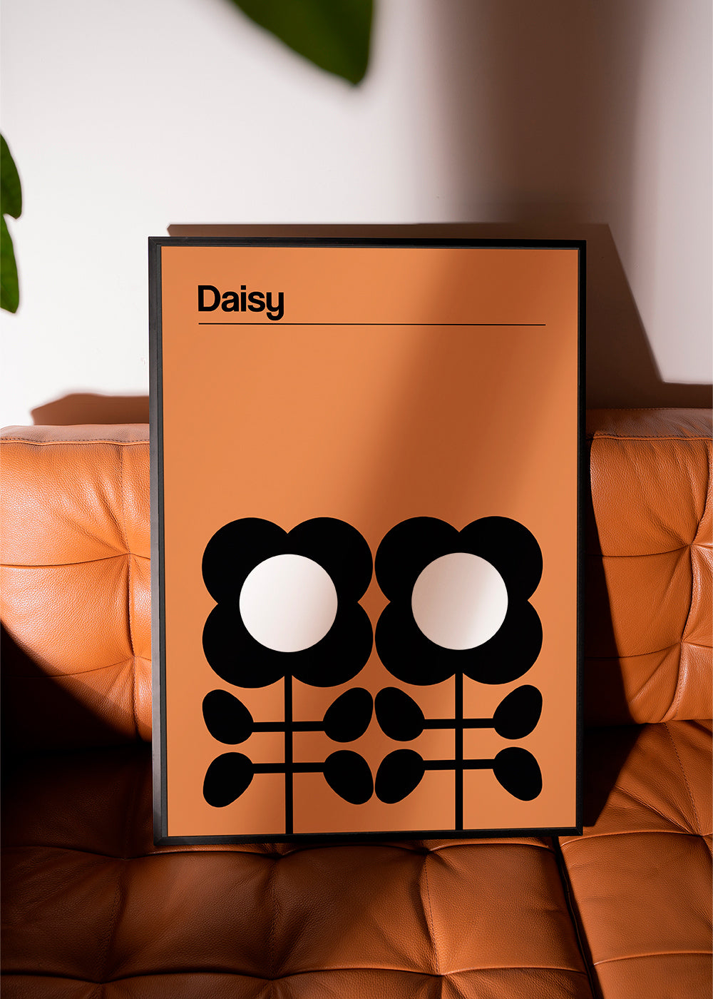 Botanický plakát Daisy minimalistický