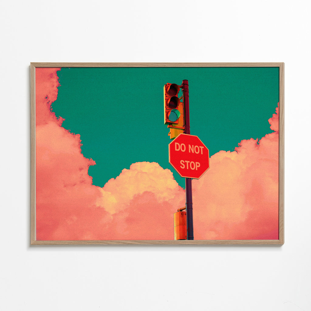 Pop fotografie značky 'DO NOT STOP'