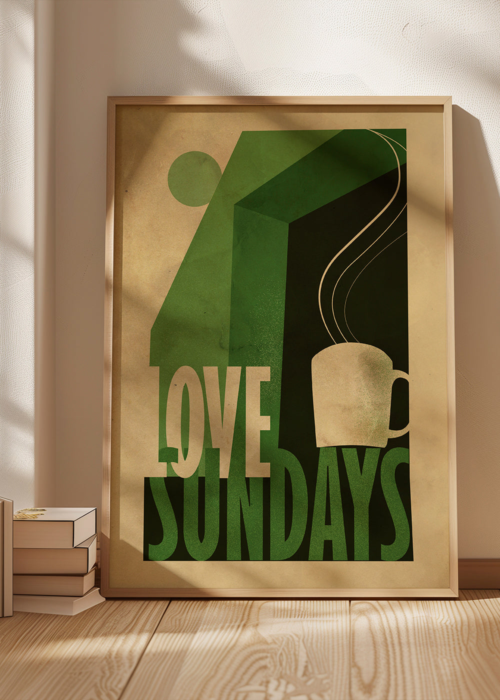 Obraz do kuchyně Love Sundays s dýmajícím šálkem