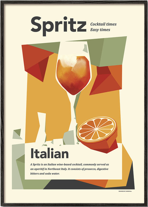 Obraz do kuchyně Spritz italský vintage plakát