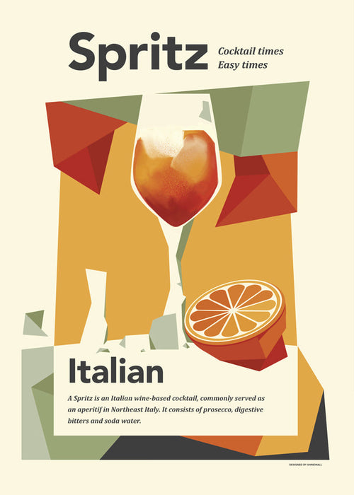 Obraz do kuchyně Spritz italský vintage plakát