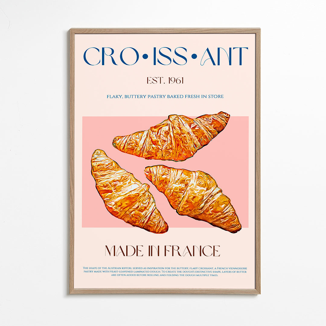 Obraz do kuchyně Croissant ilustrace