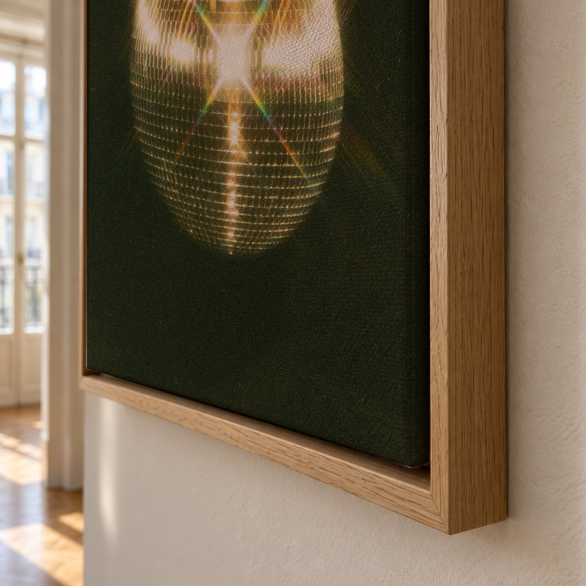 Disco Inferno - Framed canvas detail