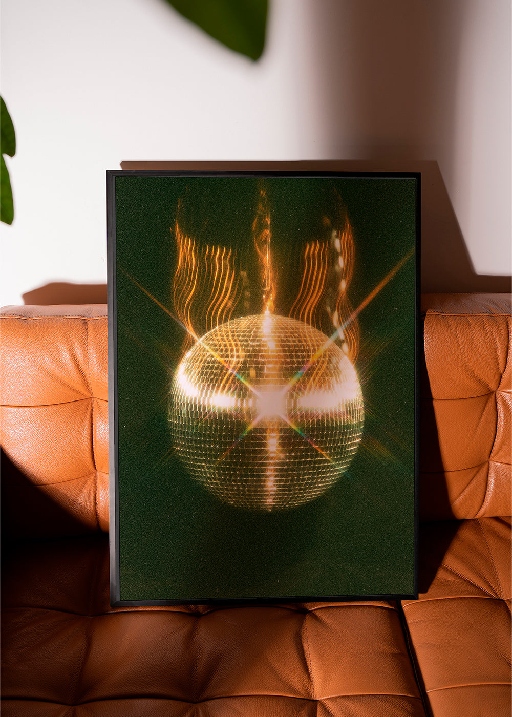 Fotografie zlaté disko koule