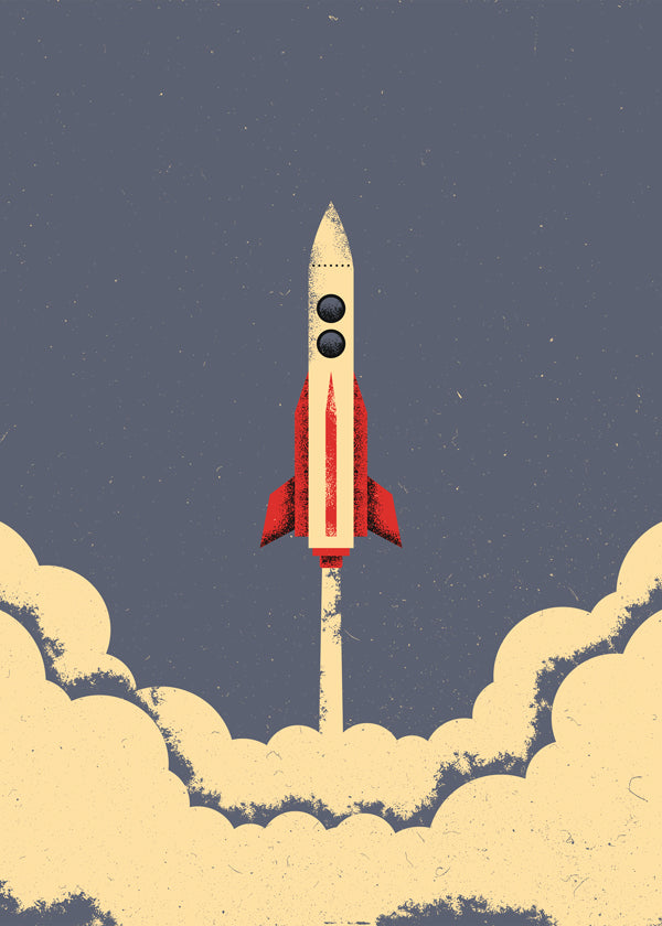 Ilustrace rakety