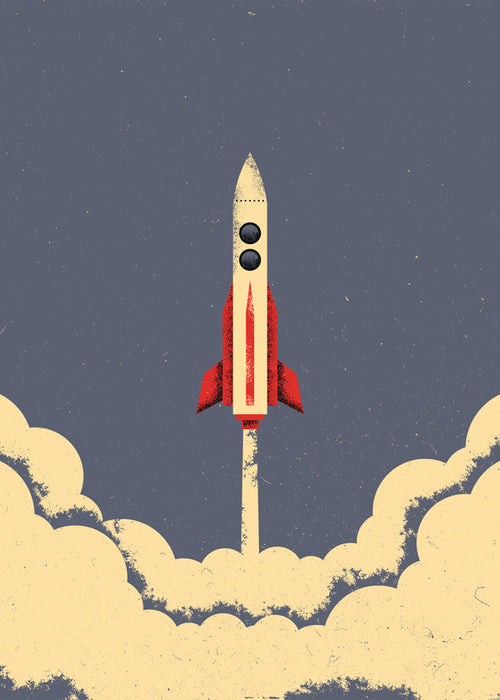 Ilustrace rakety