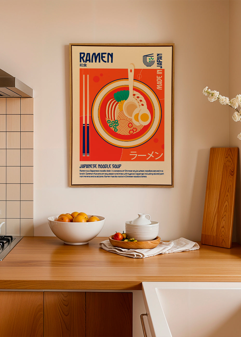 Obraz do kuchyně Ramen japonský plakát