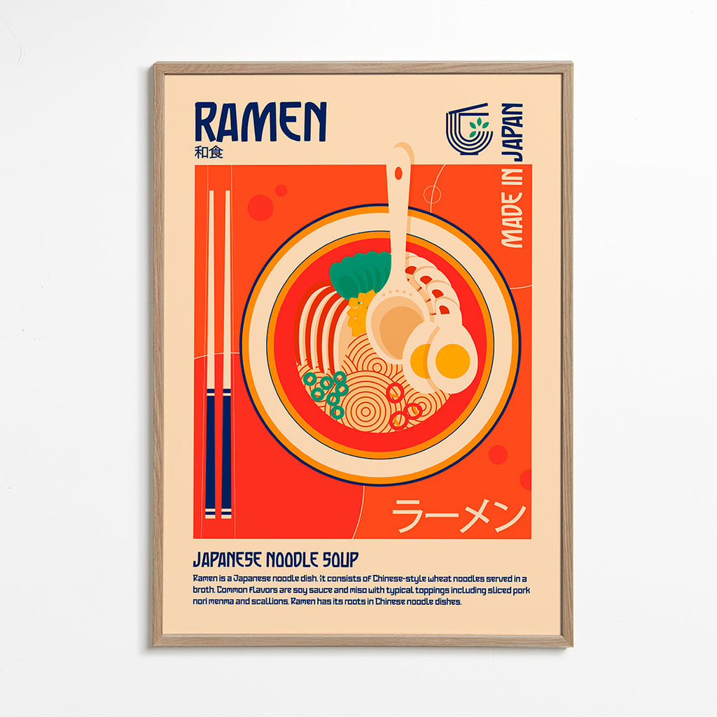 Obraz do kuchyně Ramen japonský plakát
