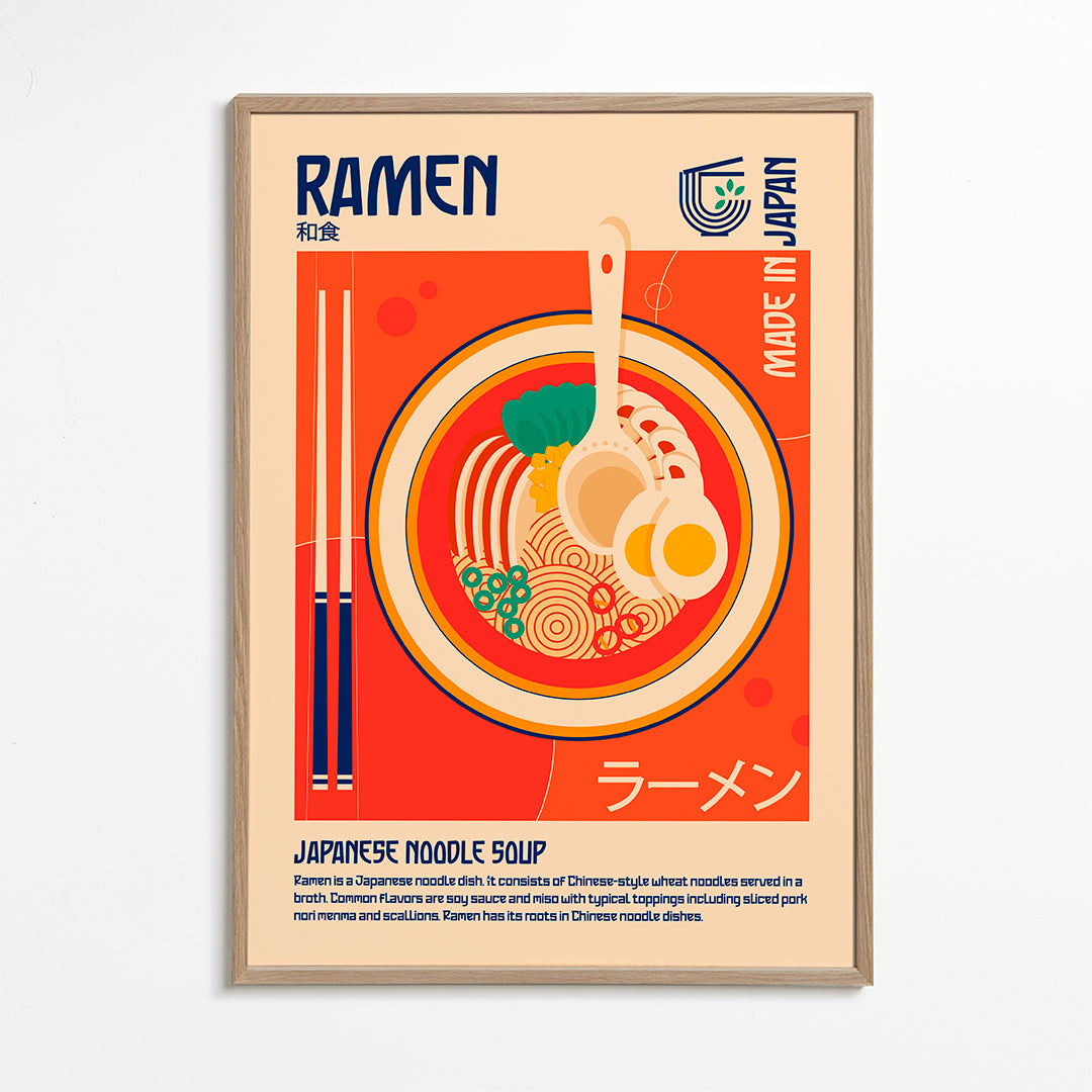 Obraz do kuchyně Ramen japonský plakát
