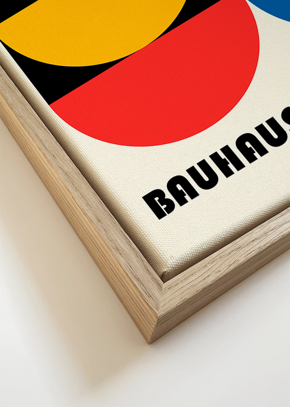 Geometrický plakát Bauhaus 1923 primární tvary