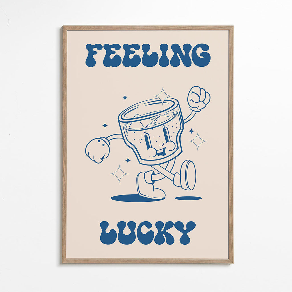 Obraz do kuchyně Feeling Lucky ilustrovaný koktejl