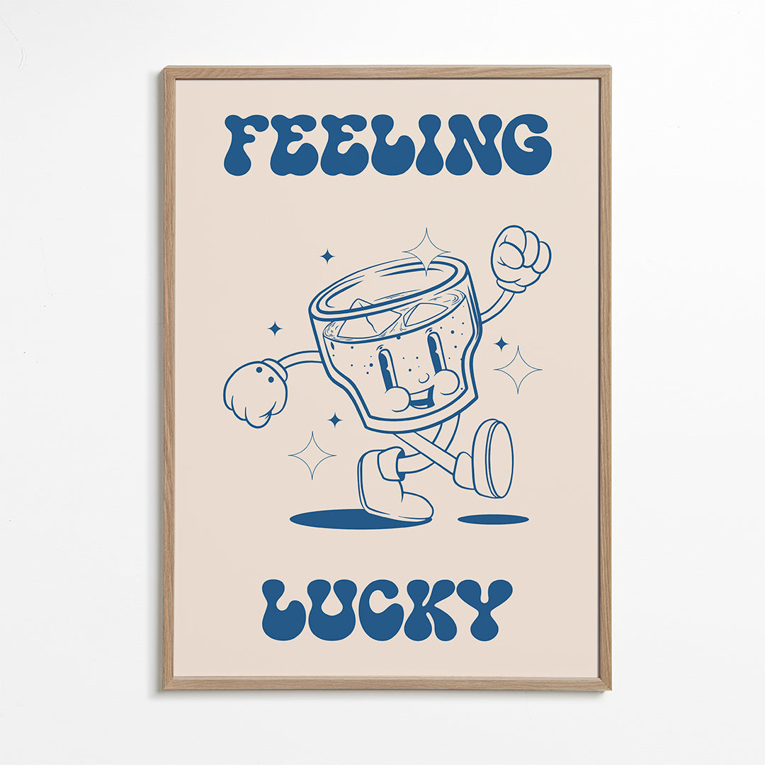 Obraz do kuchyně Feeling Lucky ilustrovaný koktejl