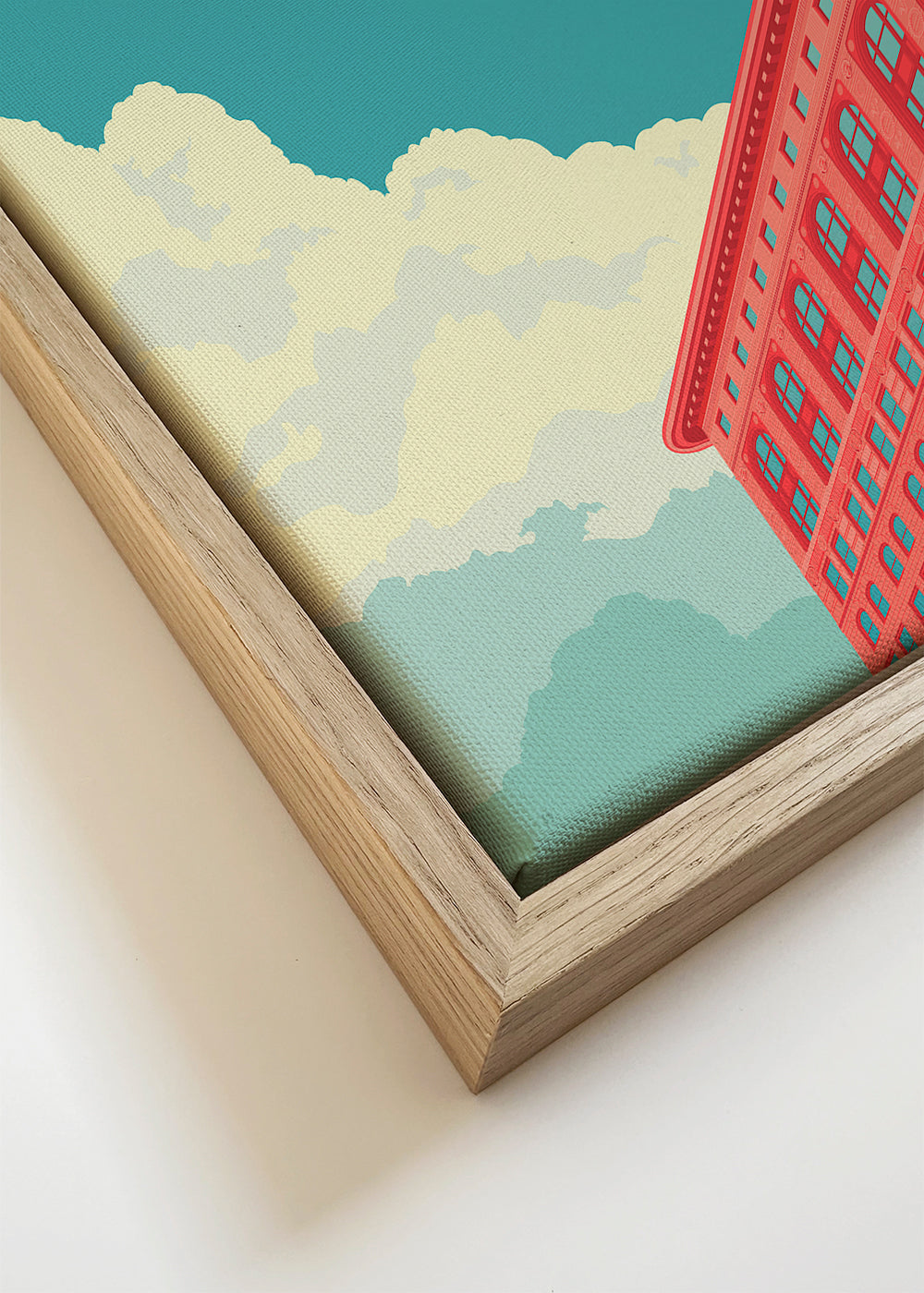 Městské umění Flatiron ilustrace pop