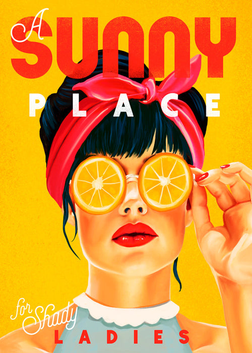 Obraz do kuchyně pin-up s plátky pomeranče