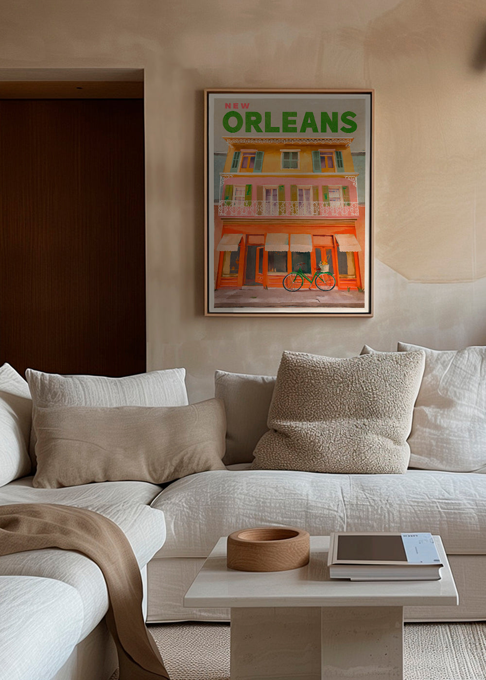 Plakát New Orleans ve vintage stylu