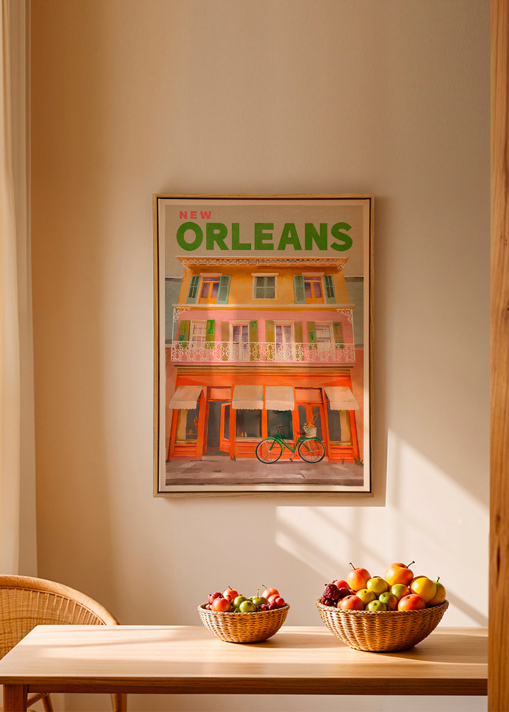 Plakát New Orleans ve vintage stylu