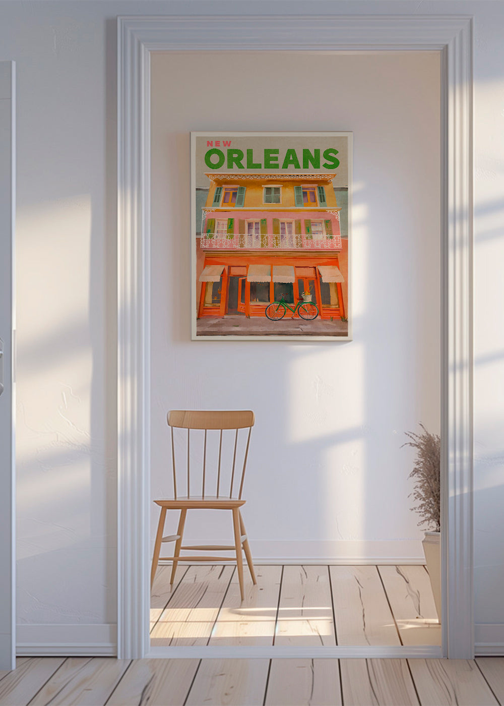 Plakát New Orleans ve vintage stylu
