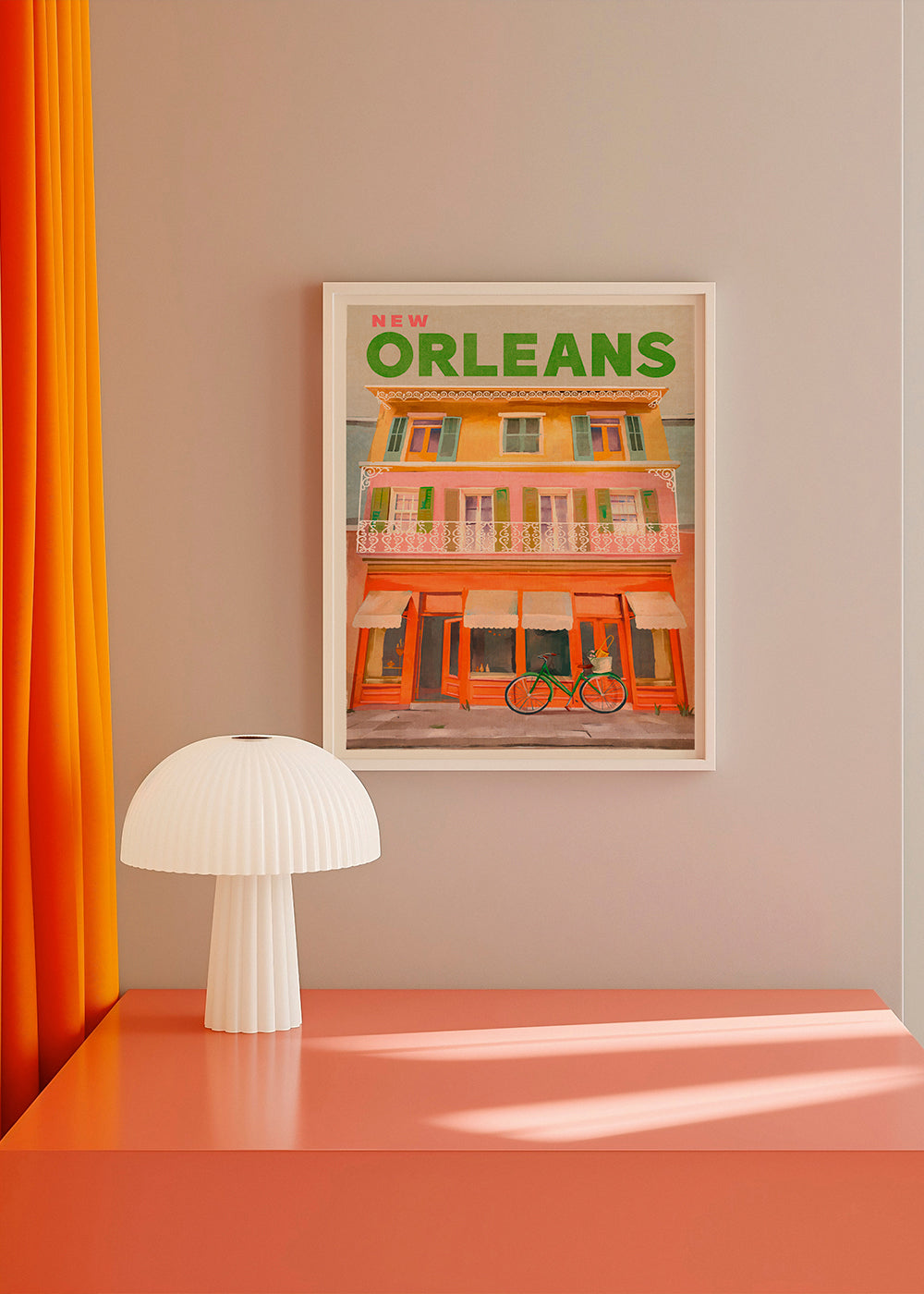 Plakát New Orleans ve vintage stylu