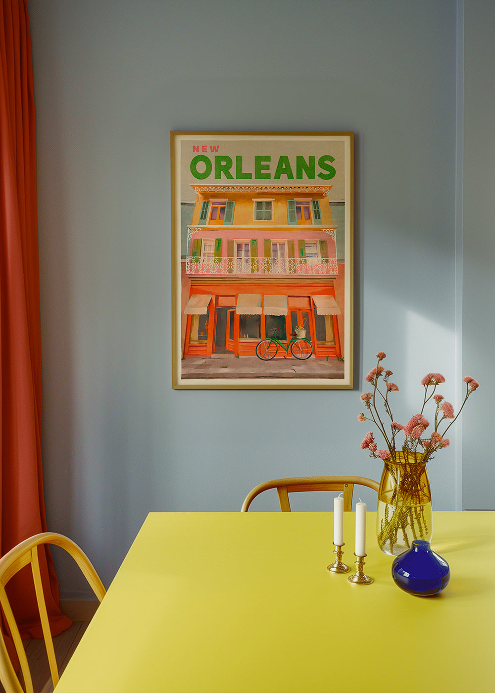 Plakát New Orleans ve vintage stylu