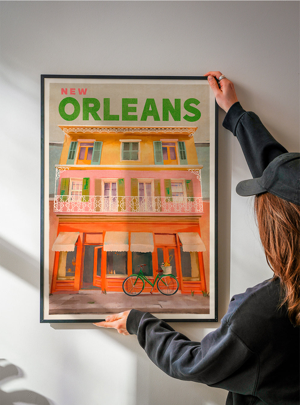 Plakát New Orleans ve vintage stylu