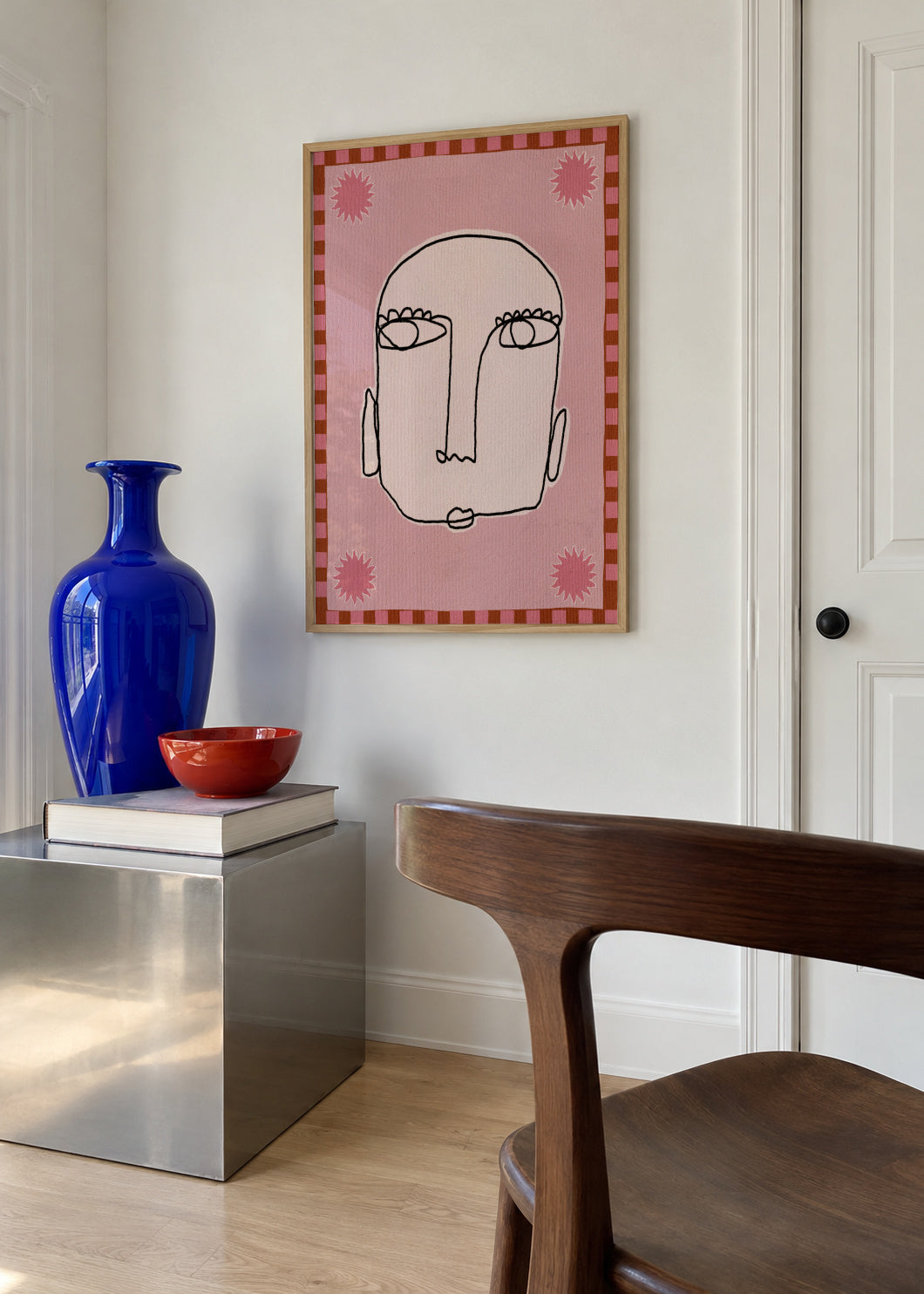 Under the sun 1 - Framed poster in an interior