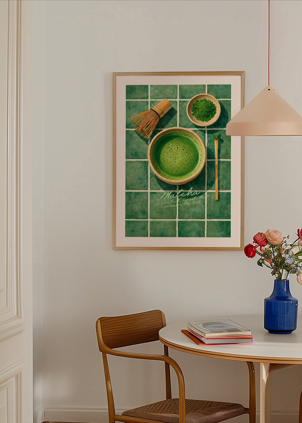 Obraz do kuchyně: Matcha a náčiní