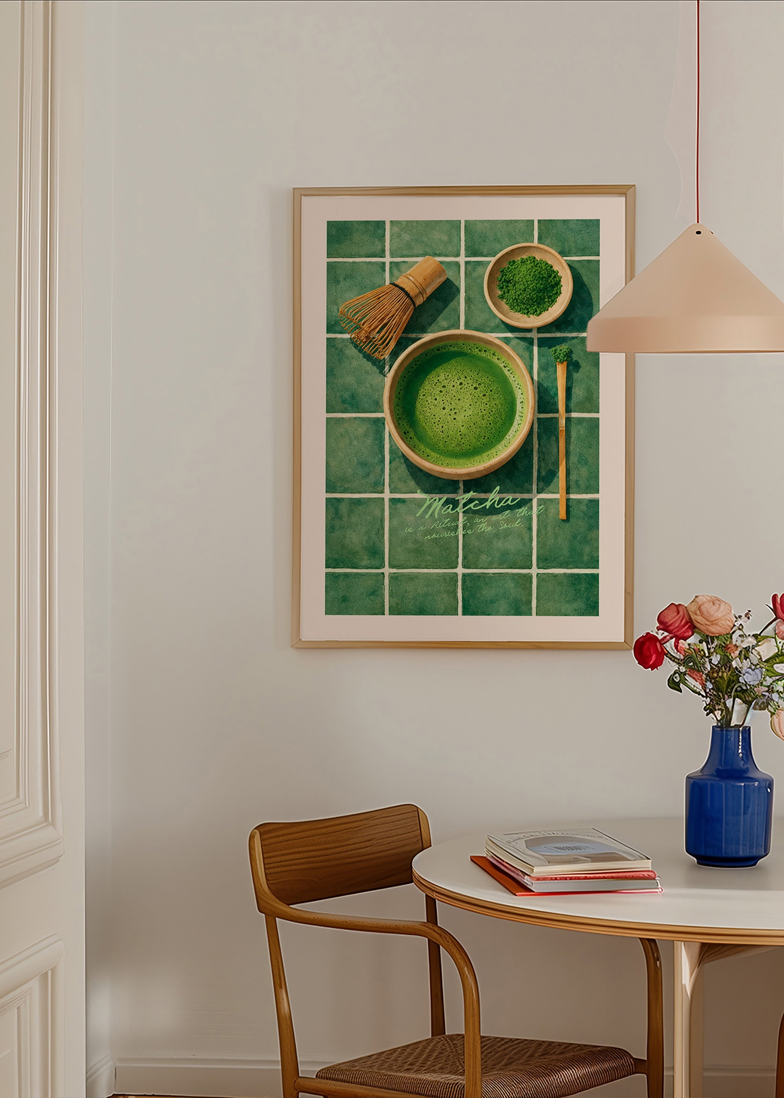 Obraz do kuchyně: Matcha a náčiní