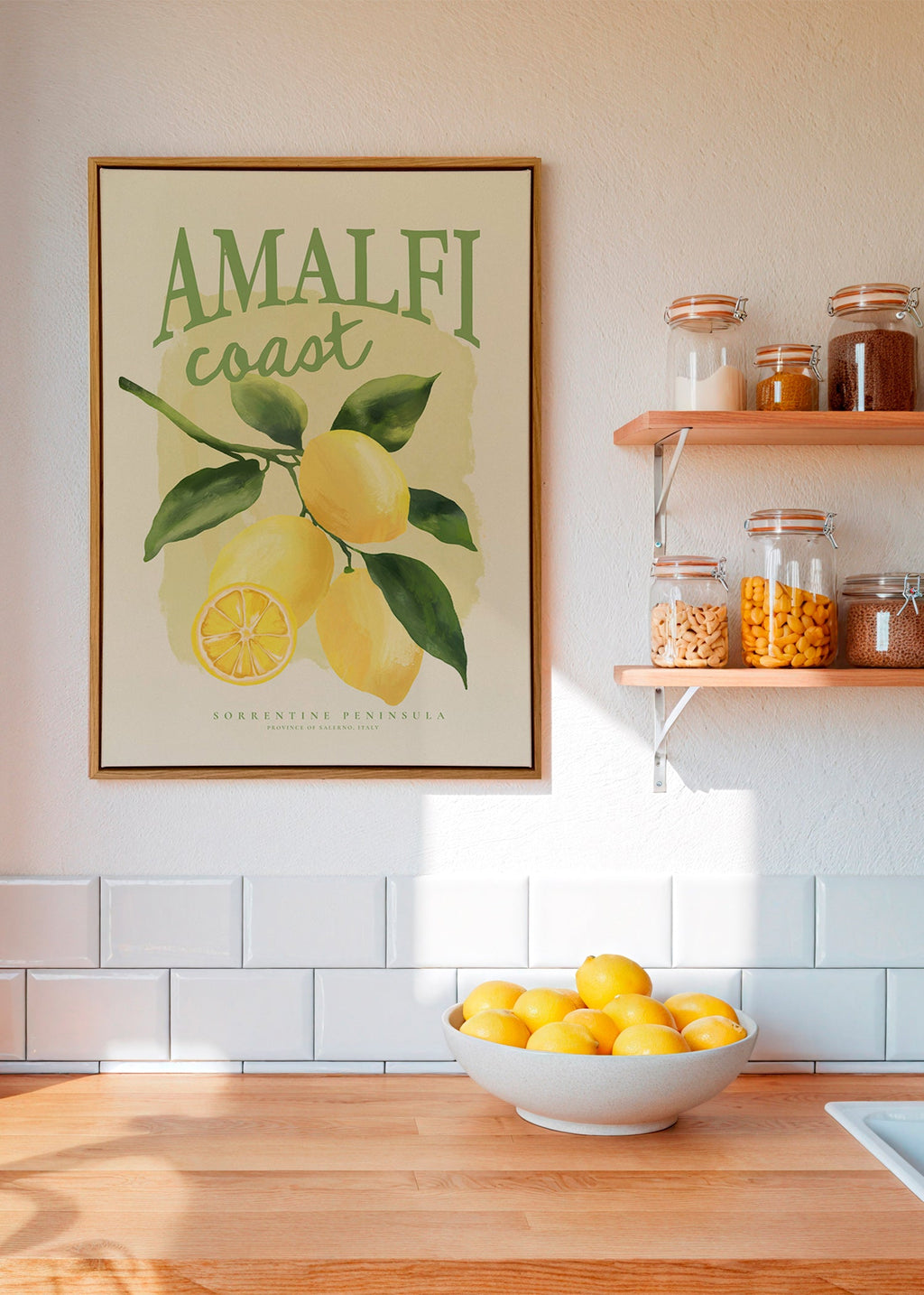 Botanický plakát Amalfi s citrony