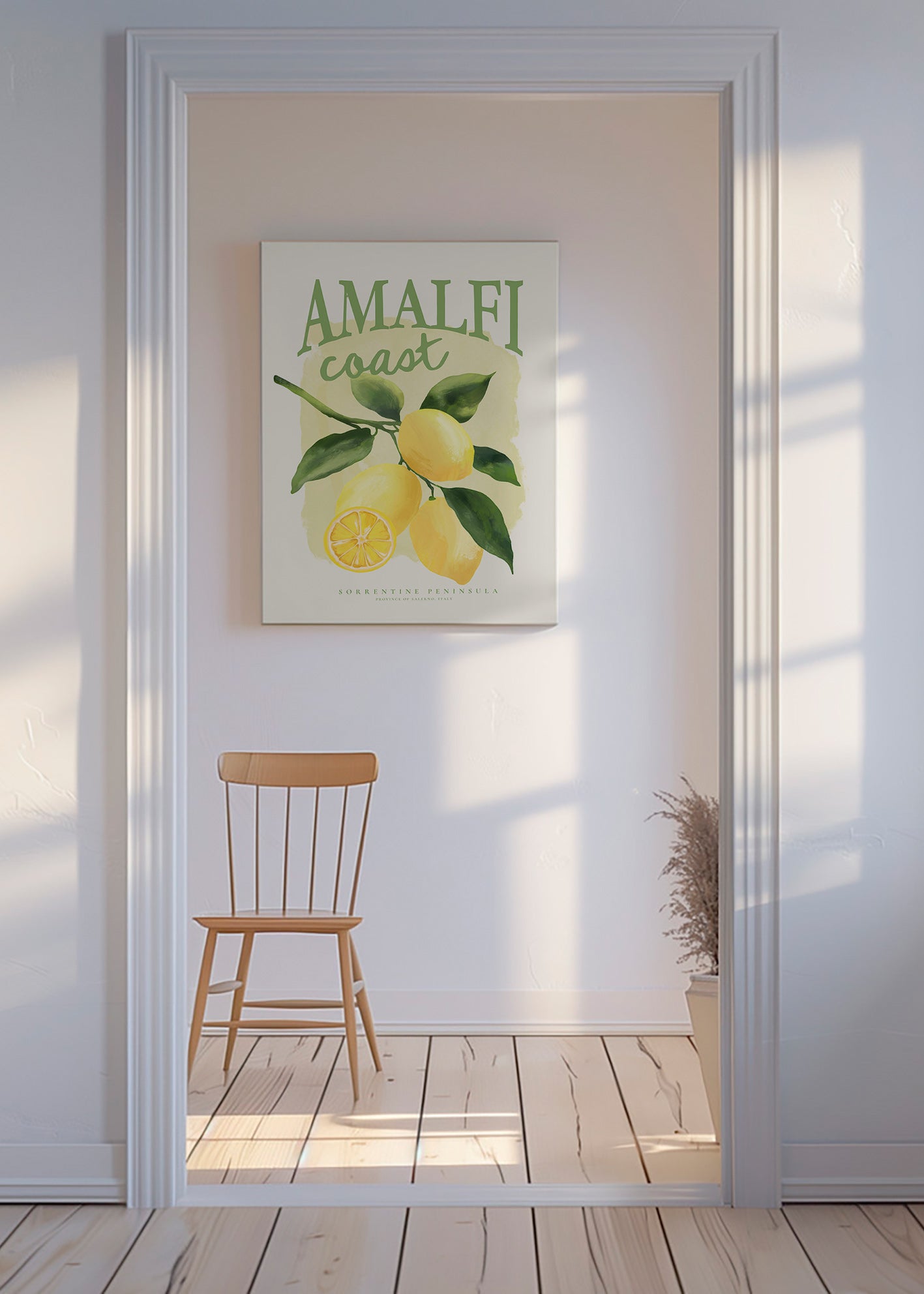 Botanický plakát Amalfi s citrony