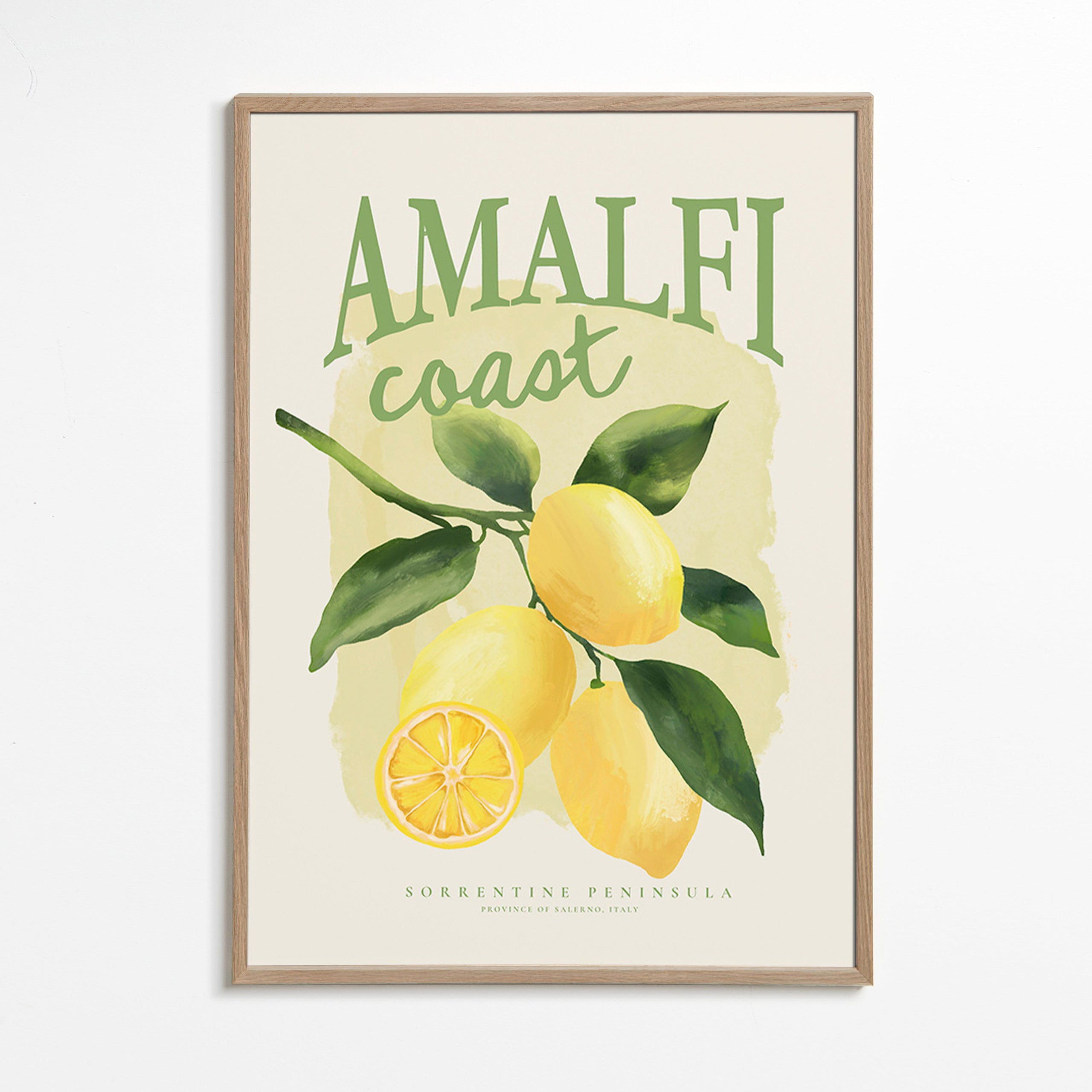 Botanický plakát Amalfi s citrony