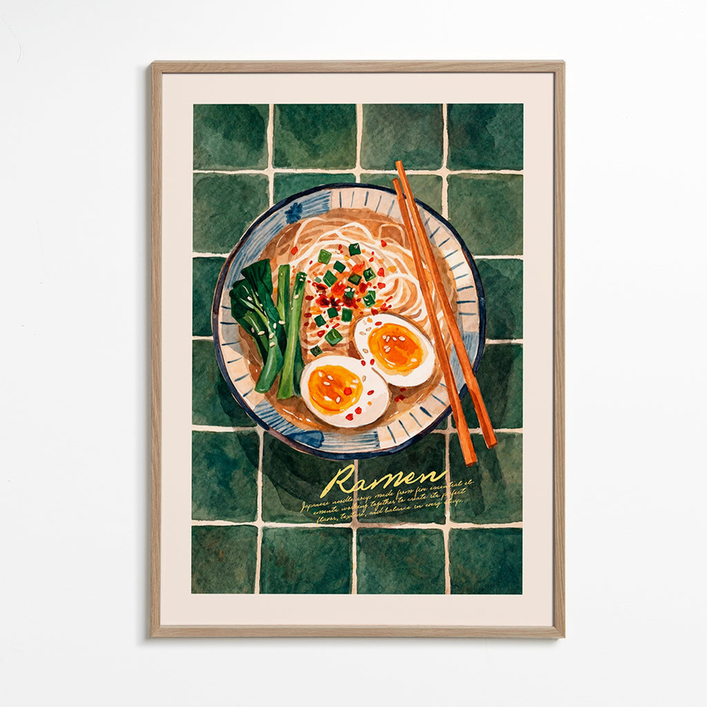 Obraz do kuchyně Ramen akvarel