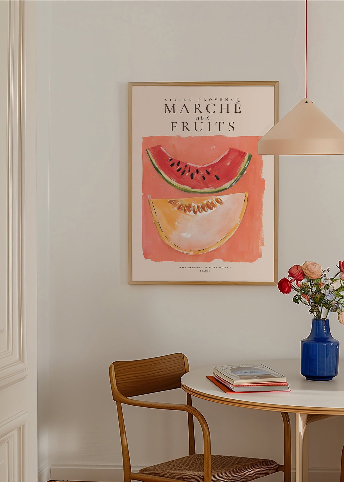 Obraz do kuchyně Marche aux Fruits s melounem a vodním melounem