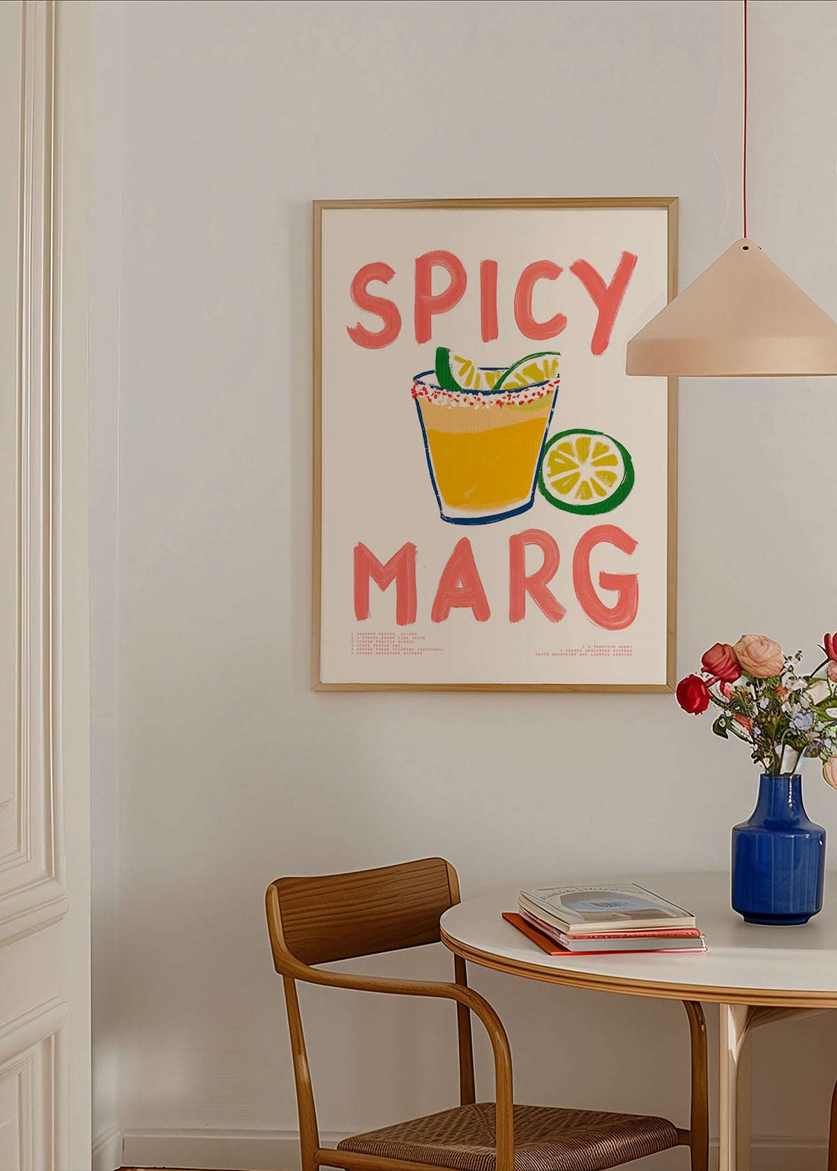 Obraz do kuchyně s ilustrací margarita