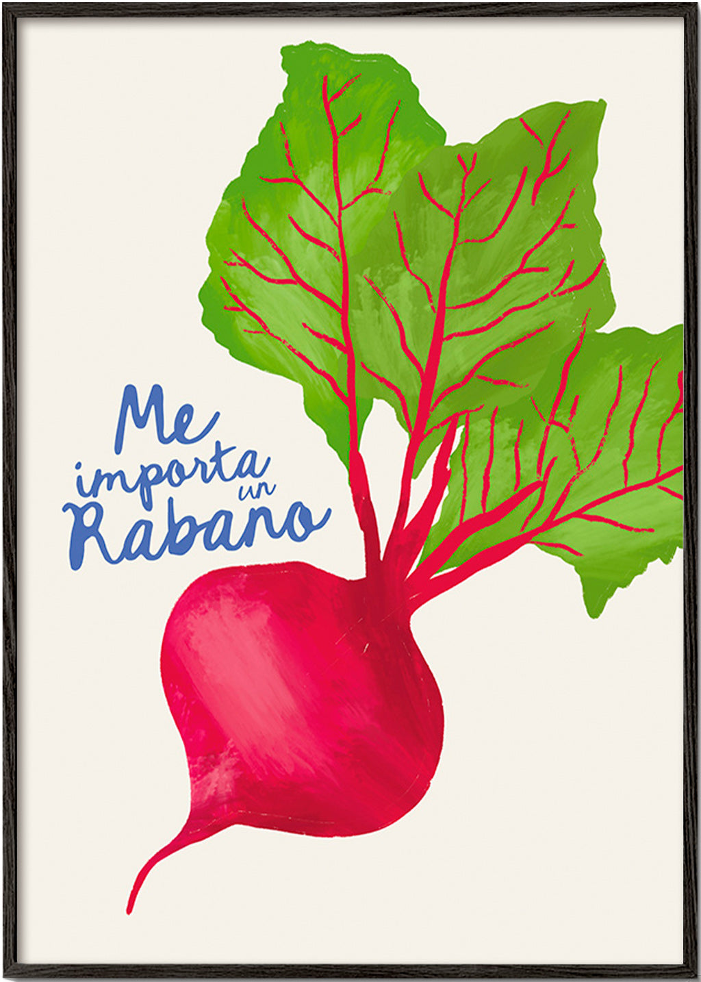 Obraz do kuchyně ilustrace ředkvičky
