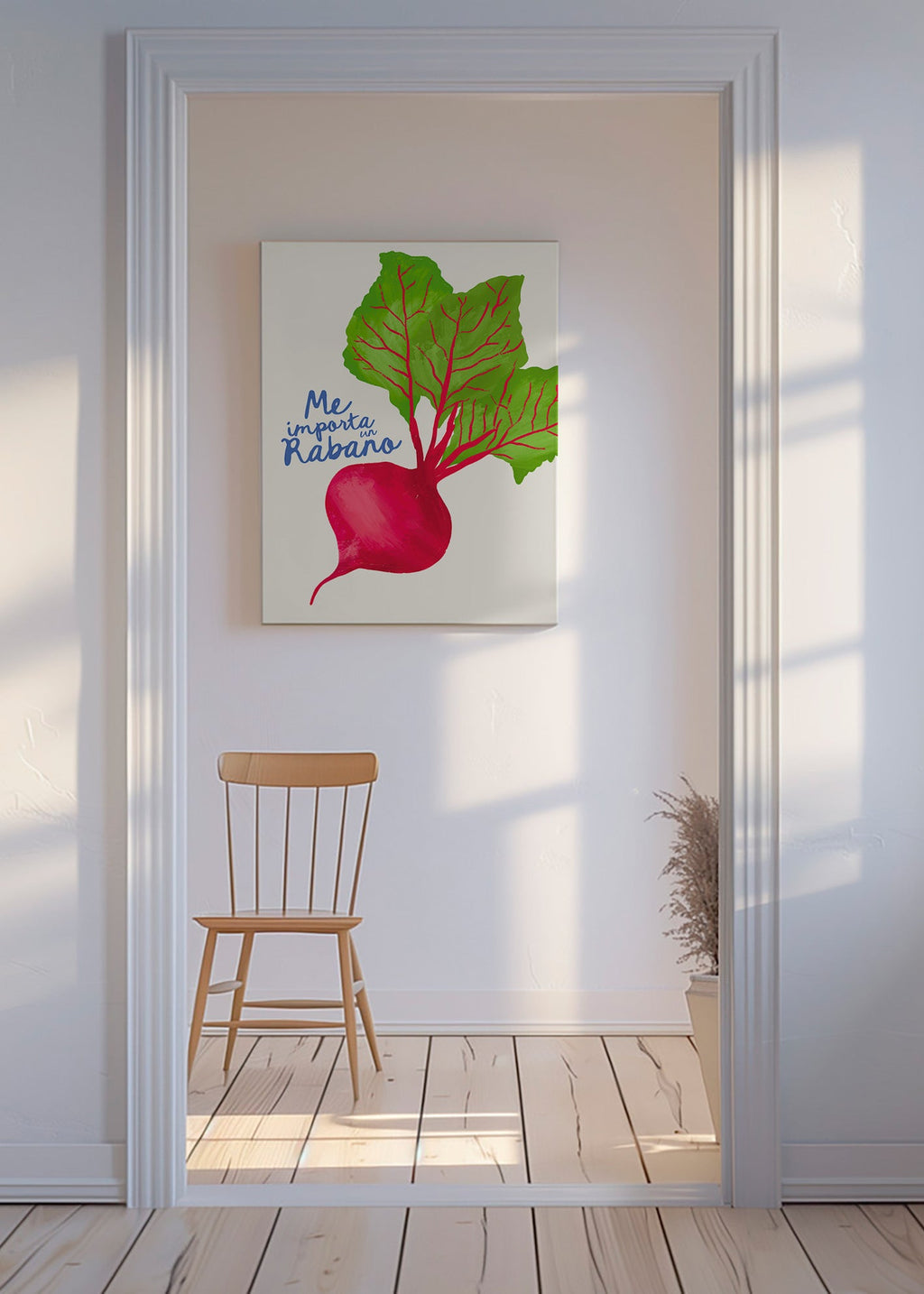 Obraz do kuchyně ilustrace ředkvičky