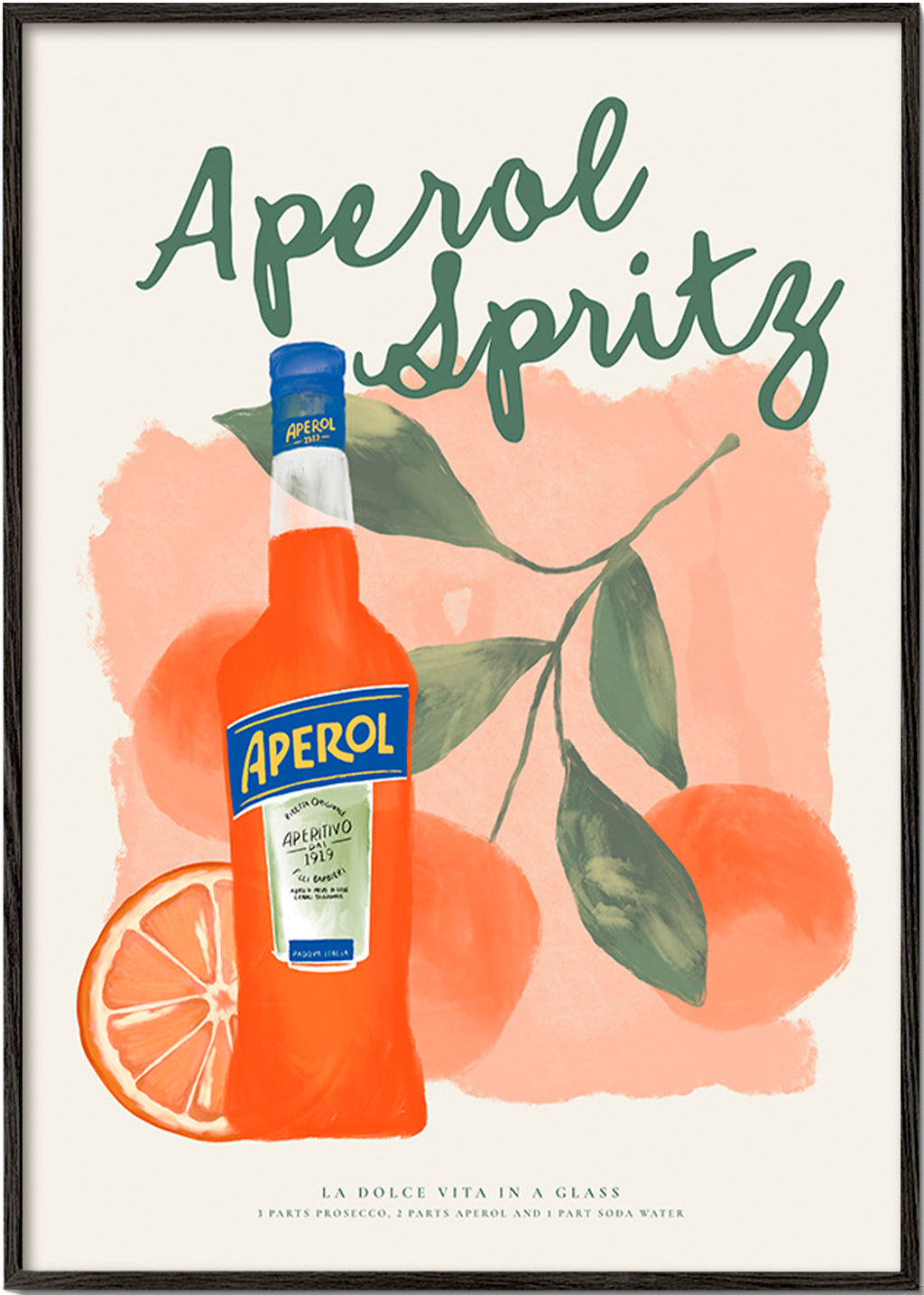 Obraz do kuchyně Aperol Spritz láhev a pomeranče