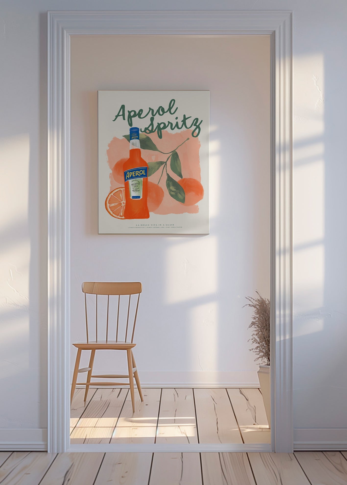 Obraz do kuchyně Aperol Spritz láhev a pomeranče