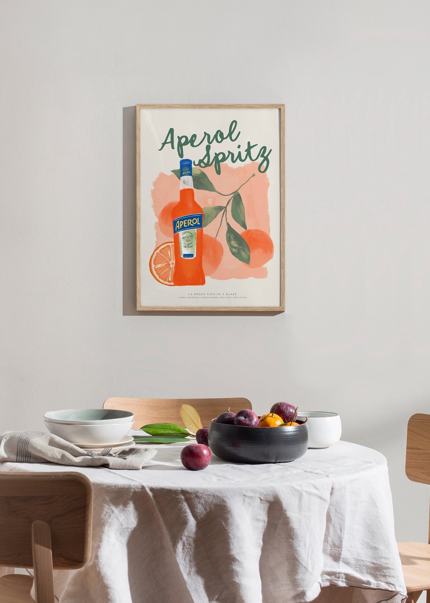 Obraz do kuchyně Aperol Spritz láhev a pomeranče