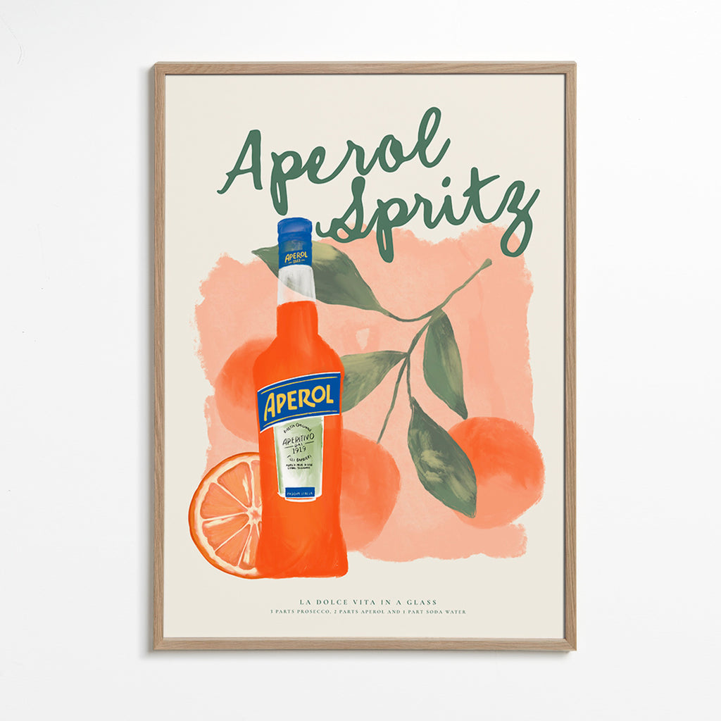 Obraz do kuchyně Aperol Spritz láhev a pomeranče