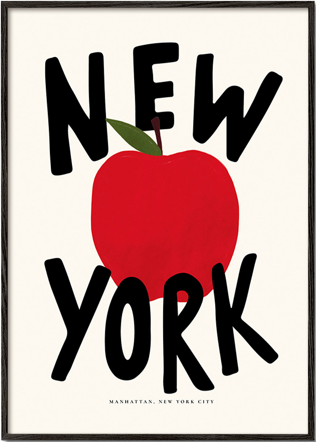 Obraz do kuchyně New York červené jablko