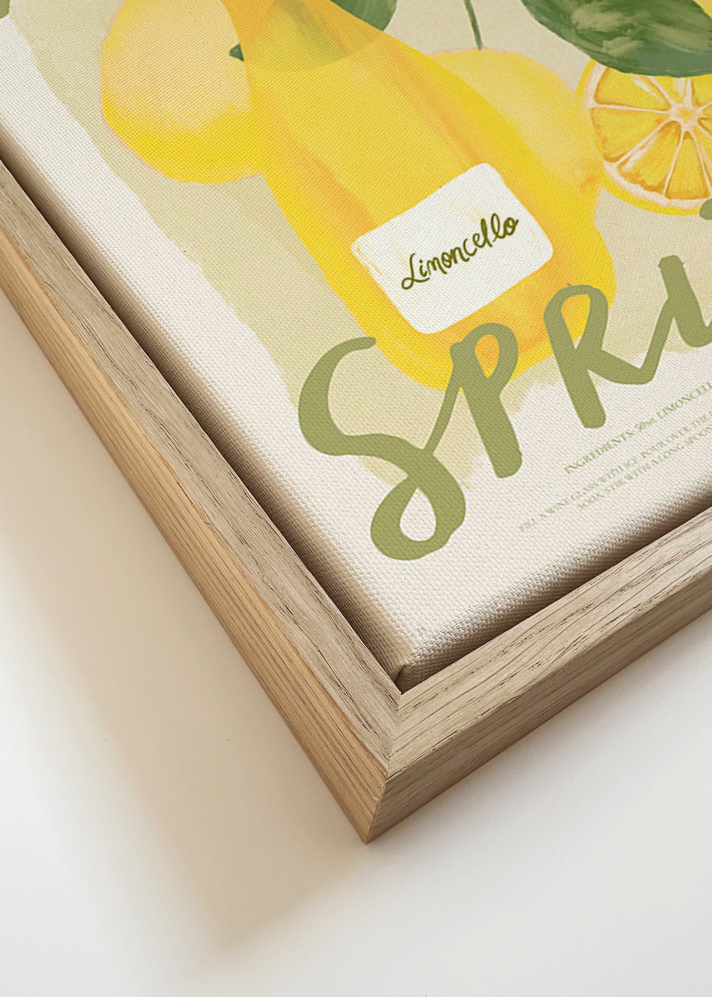 Obraz do kuchyně Limoncello Spritz ilustrace