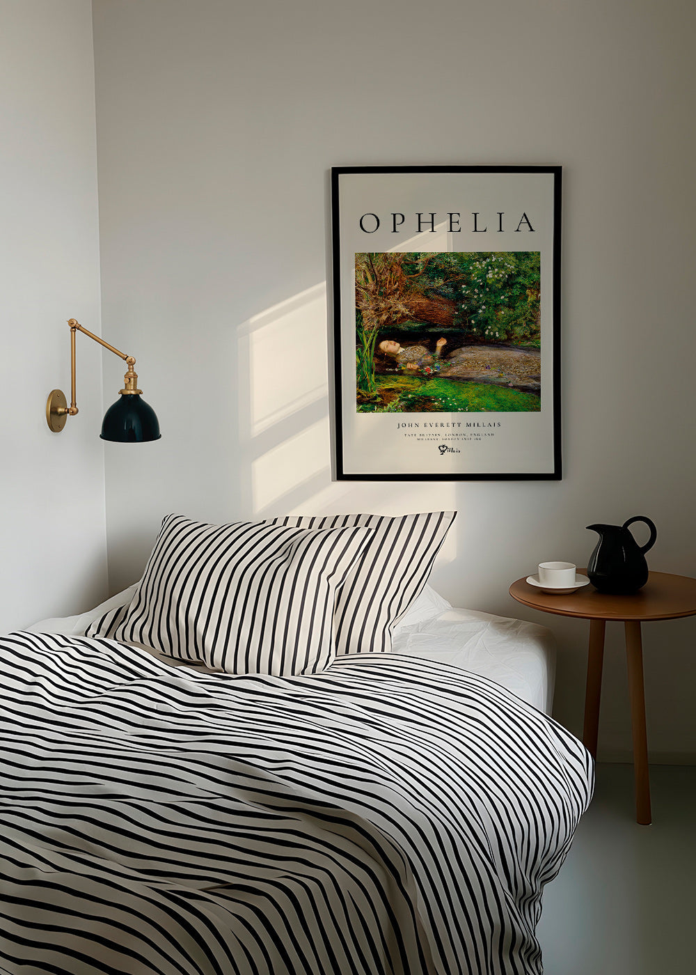 Botanický plakát Ophelia u potoka